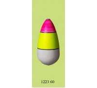 1223 60 Поплавок для дальн. заброса флюор. (h80/d40) 60г