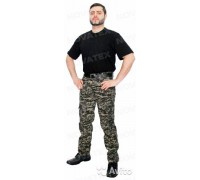 Брюки «Армия» (смесовая, зеленая цифра) КВЕСТ