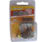 Крючок двойной TW-01 №1 цвет BC (1шт) Helios Черный