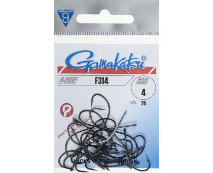 Крючок GAMAKATSU Worm314 MB №1 (6шт.)