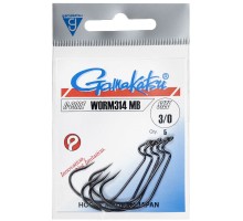 Крючок GAMAKATSU Worm314 MB №2 (6шт.)