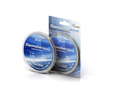 Леска  ALLVEGA  "FLUOROCARBON Hybrid" 0.14мм (30м) (2,56кг)