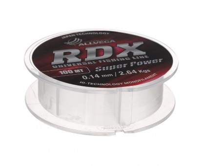 Леска  ALLVEGA  "RDX" 0.40мм (100м) (13,58кг) (прозрачная)