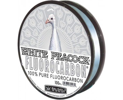 Леска BALSAX "White Peacock Fluorocarbon" 100м 0,20