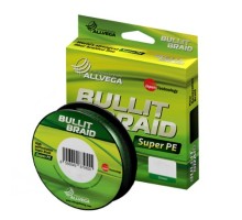Леска плетеная Bullit Braid  135м  0,26мм 18,6кг (темно-зеленая)