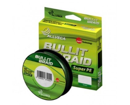 Леска плетеная Bullit Braid  135м  0,26мм 18,6кг (темно-зеленая)