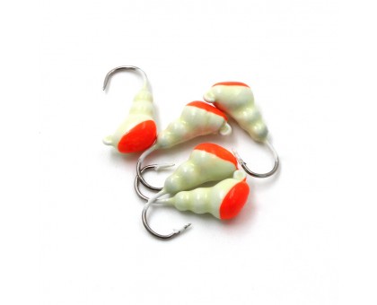 Мормышка "ЯМАН" муравей с ушком., цв.19, с красн. пяткой, d 5 (уп.5 шт.)