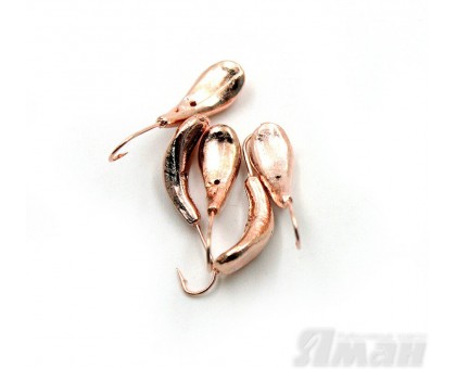 Мормышка "ЯМАН" шмель с отв.,цв.COPPER PLATED (уп. 5 шт.)