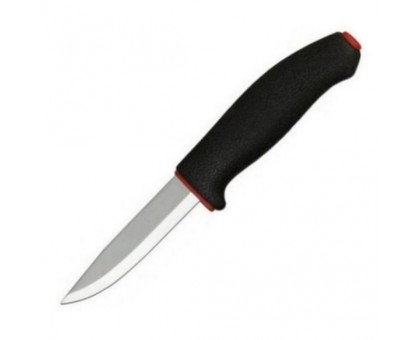Нож Morakniv 711, углеродистая сталь, цвет черный/красный