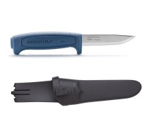 Нож Morakniv Basic 546, нержавеющая сталь, синяя ручка