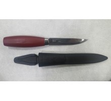Нож Morakniv Classic № 1, углеродистая сталь, рукоять из березы, цвет красный