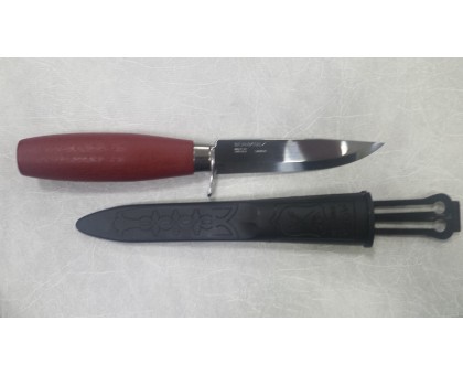 Нож Morakniv Classic 612, углеродистая сталь, рукоять из березы, цвет красный