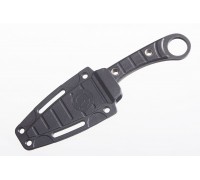 Нож разделочный «Крот» 014205 (Stonewash черный.; пластик.; без гард.; пласт)