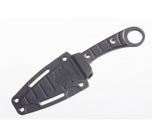 Нож разделочный «Крот» 014205 (Stonewash черный.; пластик.; без гард.; пласт)