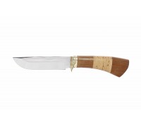Нож с фиксированным клинком БЕРКУТ-1 65Х13 (береста)