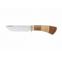 Нож с фиксированным клинком БЕРКУТ-1 65Х13 (береста)