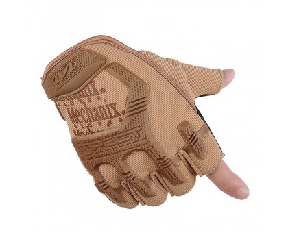 Перчатки тактич. Mechanix б/пал. горчич