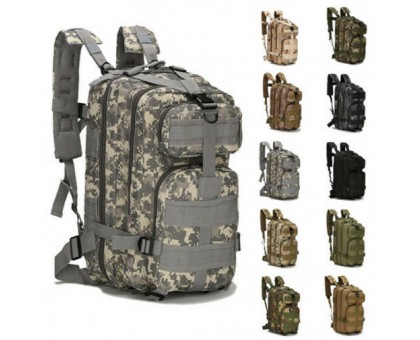Рюкзак тактический Bag ACU серая цифра 50л (Sniper Wear)