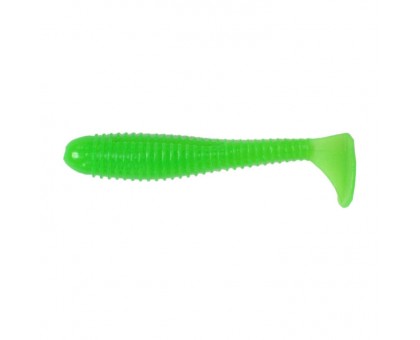 Виброхвост Helios Catcher 3,55"/9 см Green Lime 1шт. (HS-2-010)