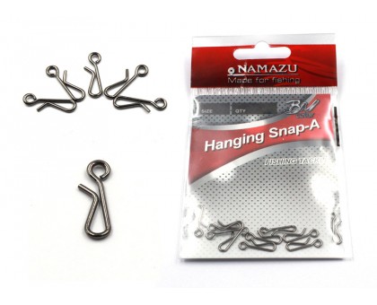 Застежка Namazu HANGING SNAP-A, цв. BN, р. 4, test-17 кг (уп.5 шт)